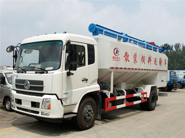 東風(fēng)天錦12噸散裝飼料運輸車