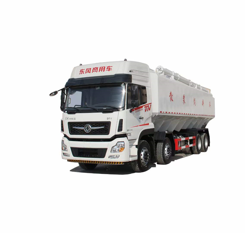 東風(fēng)暢行前四后八散裝飼料運輸車